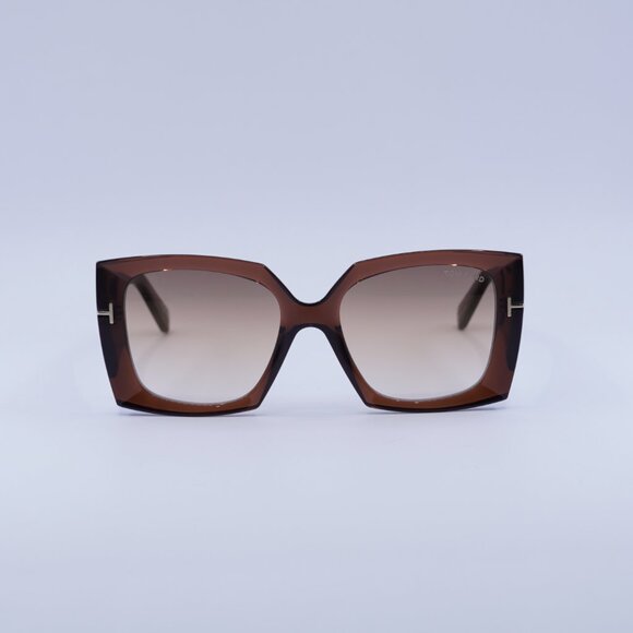Tom Ford Jacquetta FT0921 48G Sunglasses Brown Square Frame, Brown Lenses - Picture 4 of 10